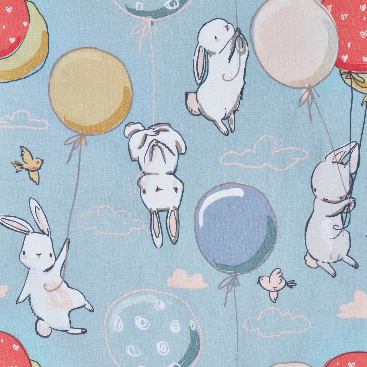 Комплект постельного белья ART SLEEP RABBIT-BALLOON полутороспальный - фото 6