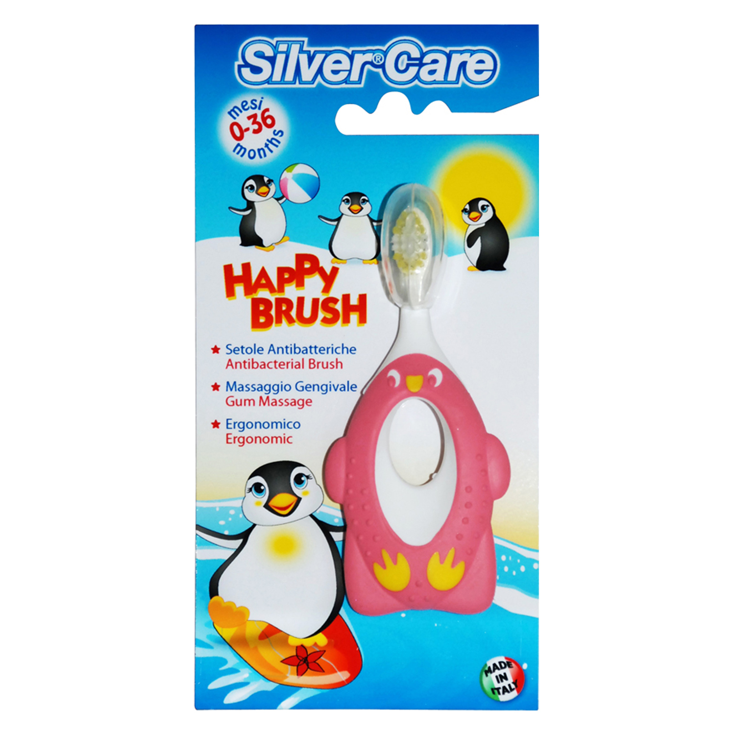 Зубная щетка Silver Care Happy Brush до 3 лет в ассортименте - фото 7