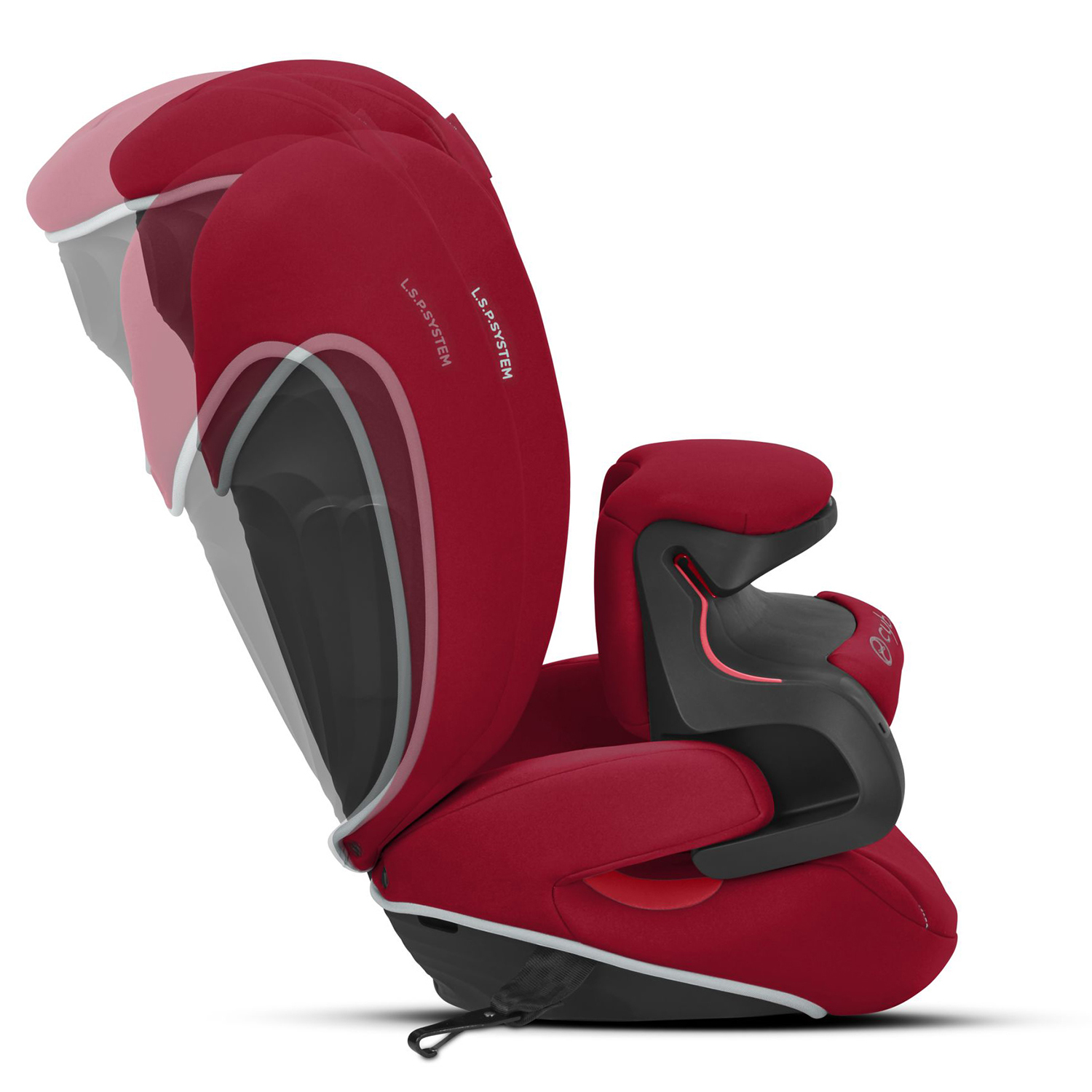 Автокресло Cybex Pallas B-Fix Dynamic Red - фото 11