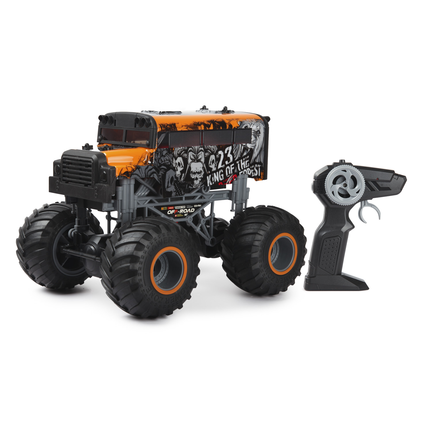 Машинка Mobicaro РУ Monster Truck Оранжевая 333-19162B купить по цене 2499  ₽ в интернет-магазине Детский мир