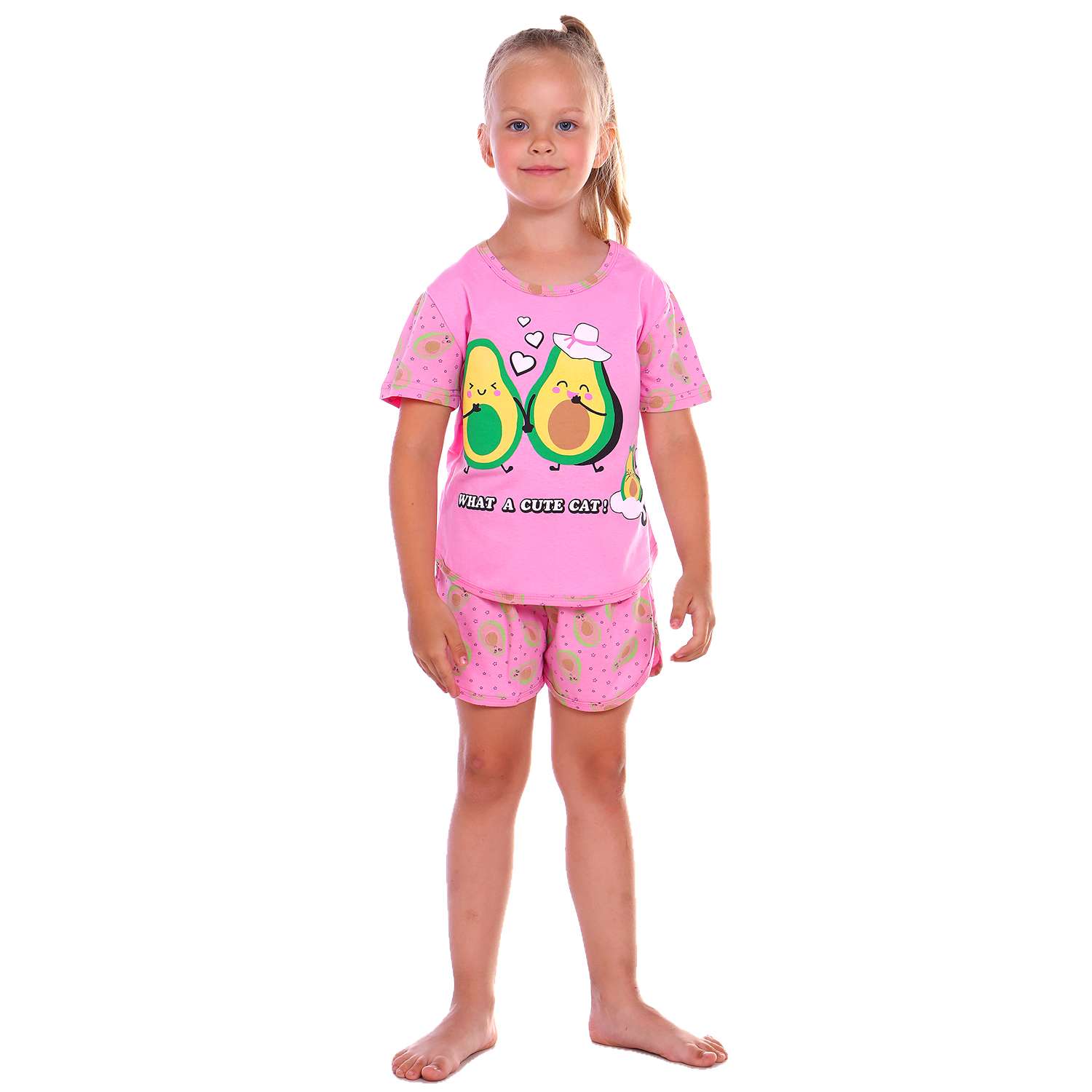 Пижама Детская Одежда 004К8/розовый12 - фото 1
