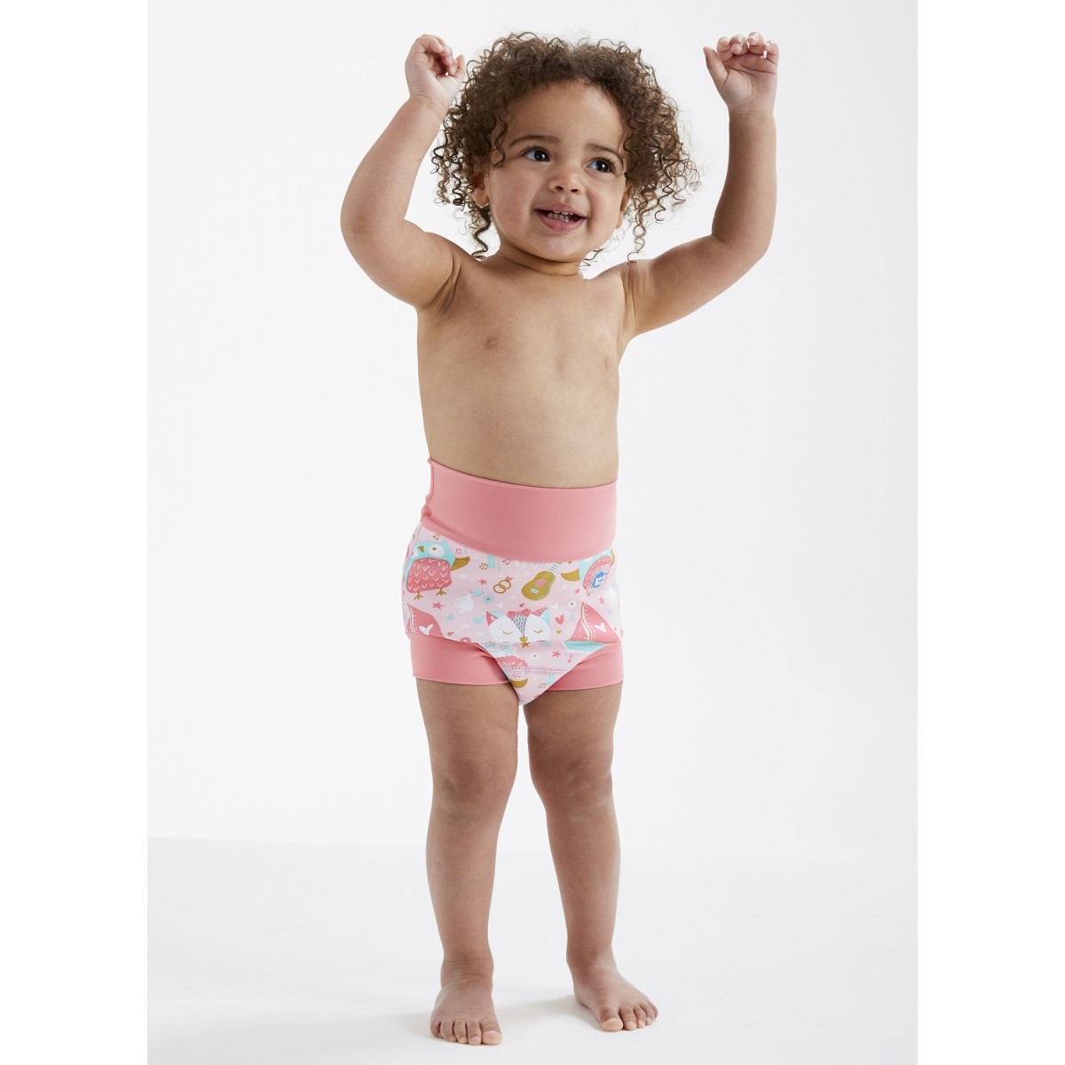 Подгузник для плавания Splash About Happy Nappy Кошечки и совы L - фото 5