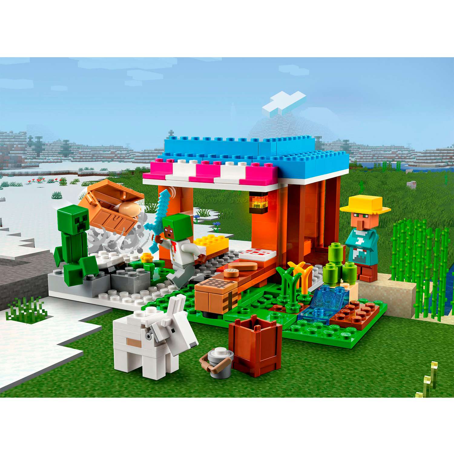 Конструктор детский LEGO Minecraft Пекарня 21184 - фото 14