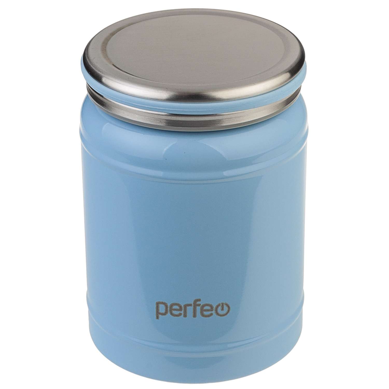 Термос Perfeo для еды с широким горлом 400 мл синий - фото 1