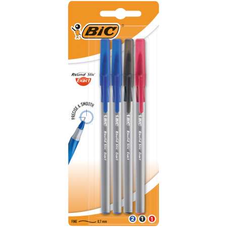 Набор ручек BIC шариковых Round Stic Exact