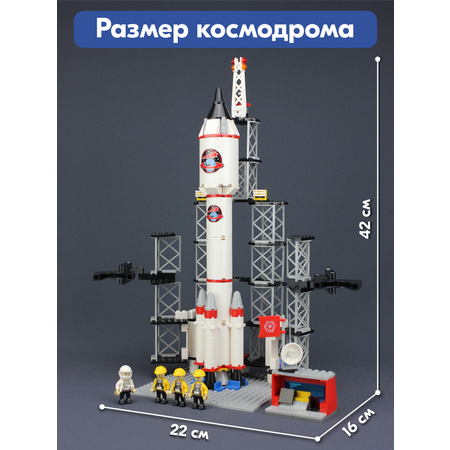 Конструктор пластиковый COGO для мальчиков космическая ракета
