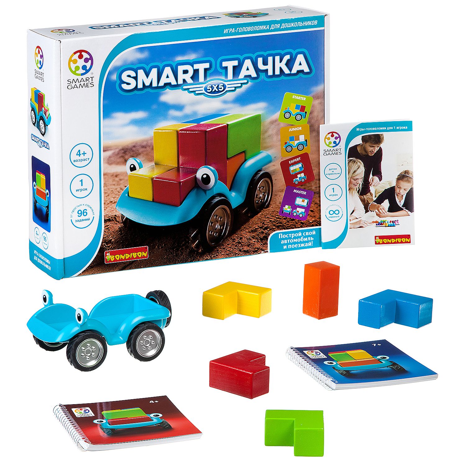 Логическая игра BONDIBON Smart Тачка 5X5