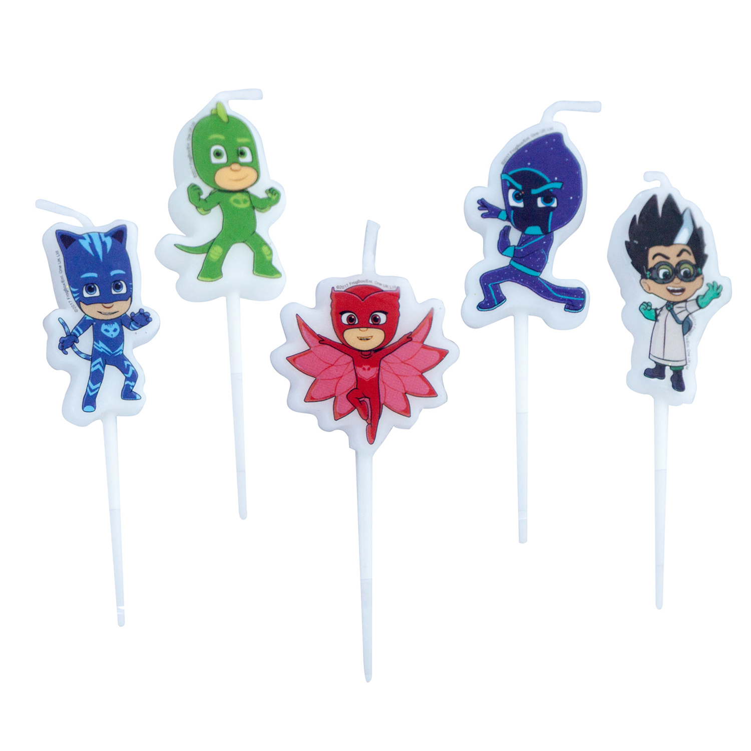 Набор свечей Росмэн на палочках PJ Masks, 5 штук - фото 1