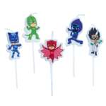 Набор свечей Росмэн на палочках PJ Masks, 5 штук