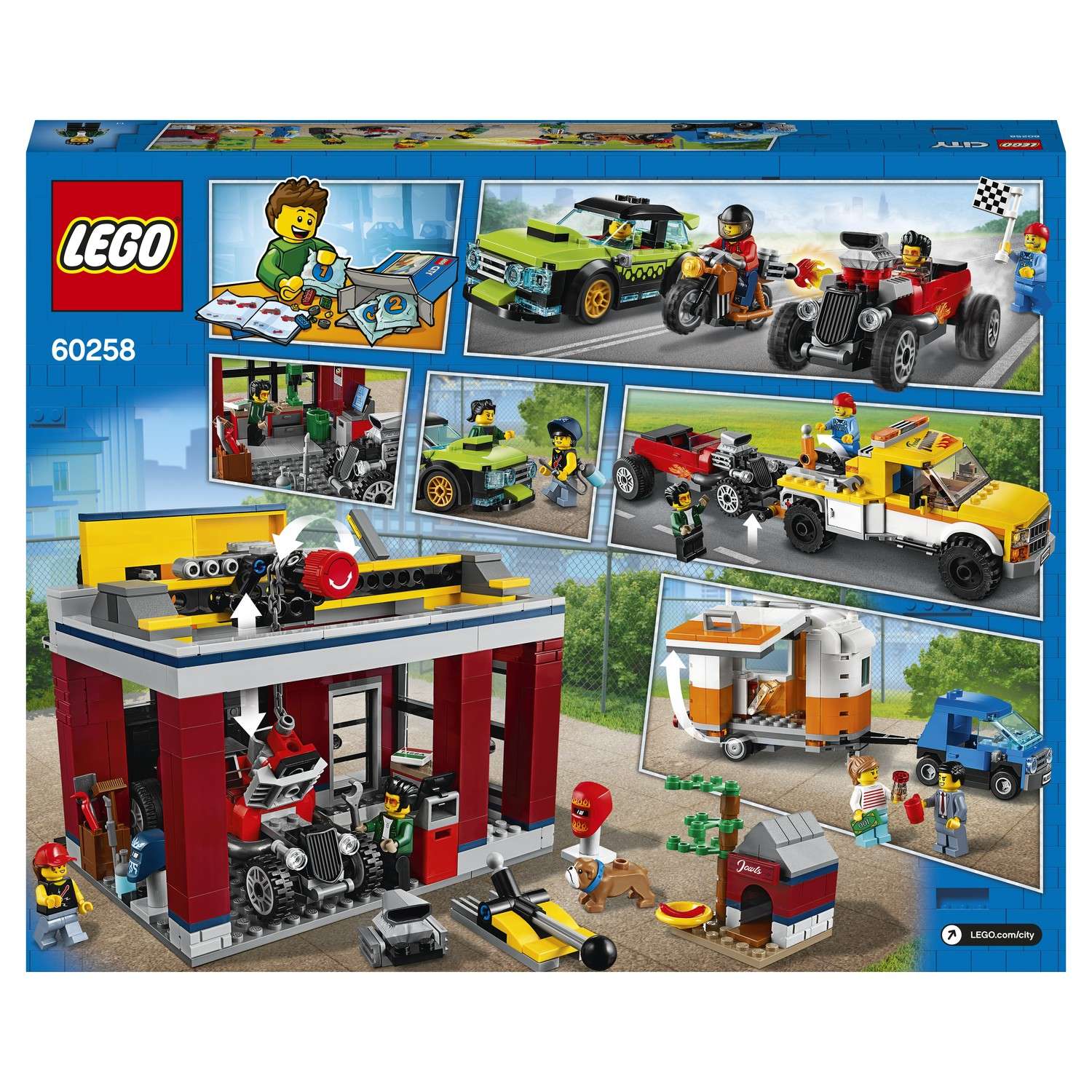 Конструктор LEGO City Nitro Wheels Тюнинг-мастерская 60258 - фото 3