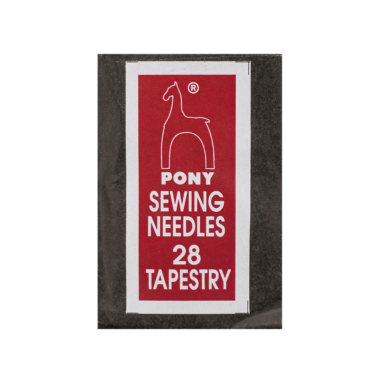 Иглы Pony ручные стальные с золотым ушком тупым концом для трикотажа Tapestry № 28 25 шт 05167 - фото 4