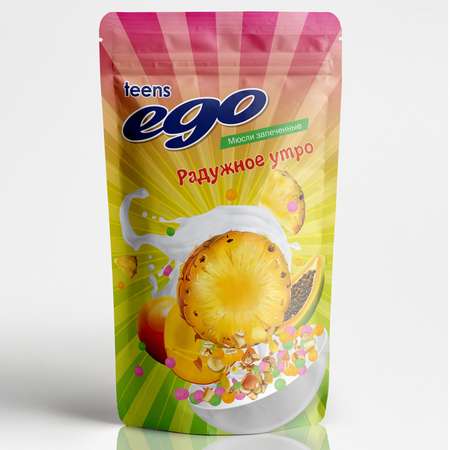 Мюсли запеченные Ego Teens радужное утро 250г