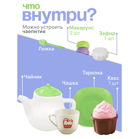 Игрушка СТРОМ посуда, продукты