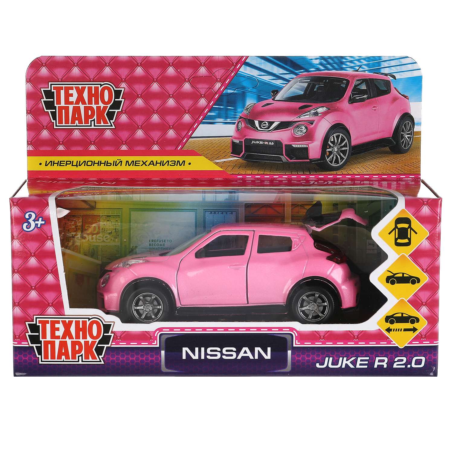 Машина Технопарк Nissan Juke для девочек 313536 313536 - фото 2