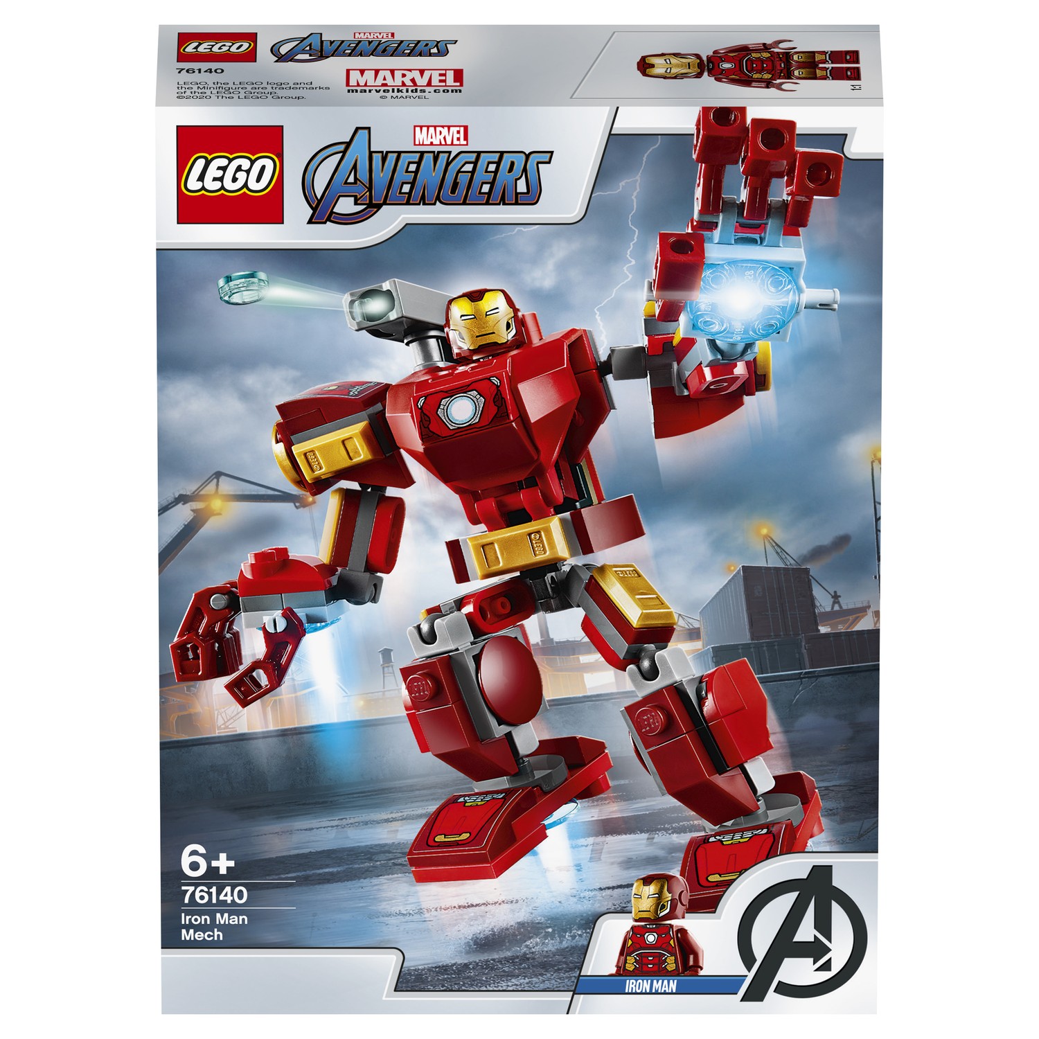 Конструктор LEGO Super Heroes Железный человек 76140 купить по цене 699 ₽ в  интернет-магазине Детский мир