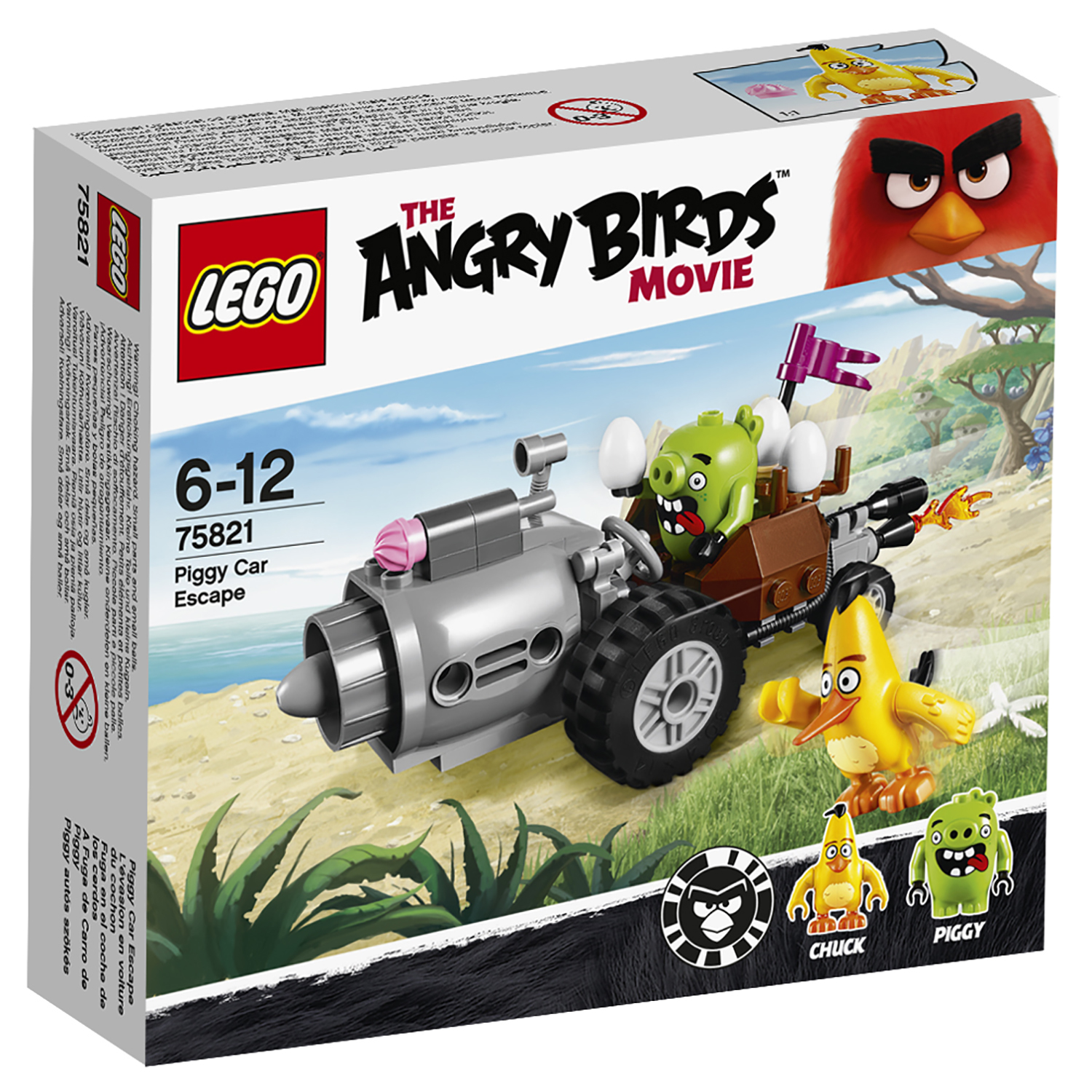 Конструктор LEGO Angry Birds Побег из машины свинок (75821) купить по цене  499 ₽ в интернет-магазине Детский мир