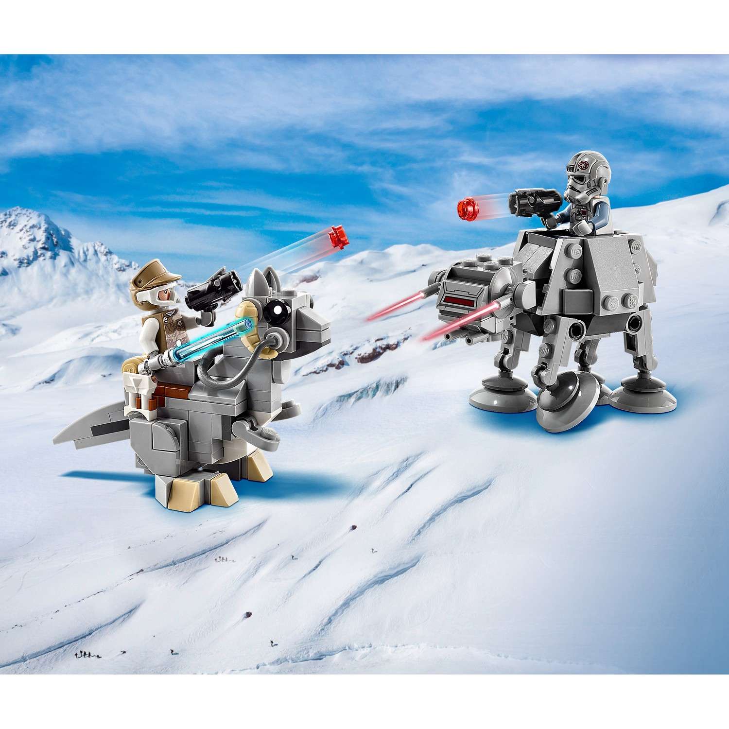 Конструктор LEGO Star Wars Микрофайтеры AT-AT против таунтауна 75298 - фото 4