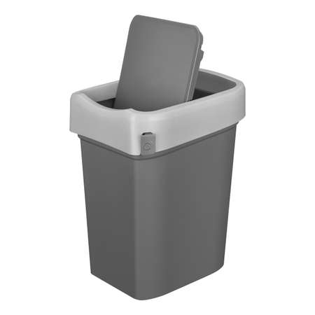 Контейнер Econova для мусора Smart Bin 50л серый