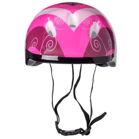 Защита Шлем BABY STYLE для роликовых коньков розовый Обхват 57 см