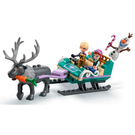 Конструктор детский LEGO Disney Frozen Приключения Анны на санях