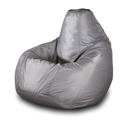 Кресло-мешок Пазитифчик Груша 130х85 см серый