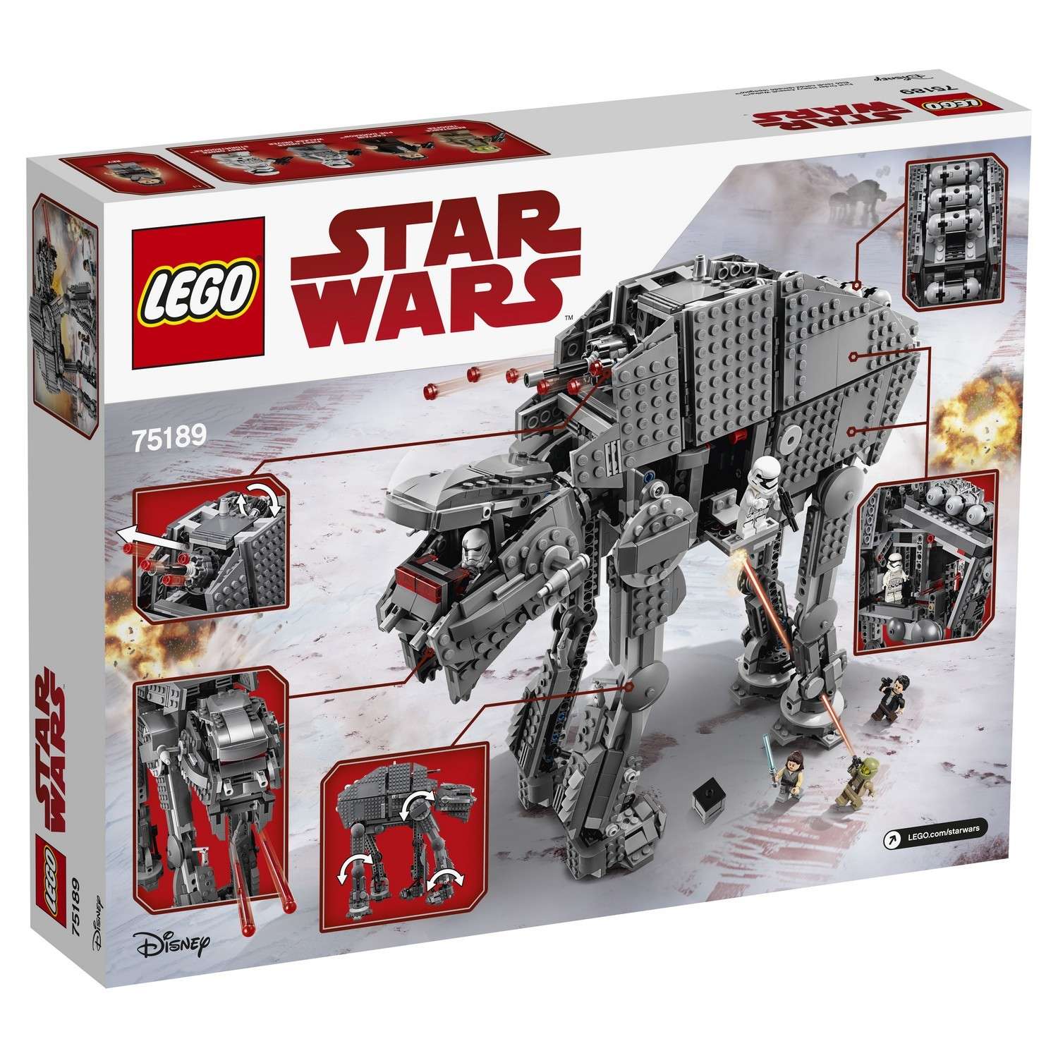 Конструктор LEGO Star Wars TM Штурмовой шагоход Первого Ордена (75189) - фото 3