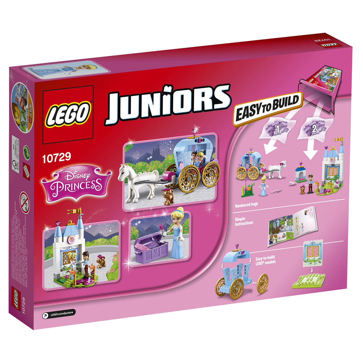 Конструктор LEGO Juniors Карета Золушки (10729) - фото 3