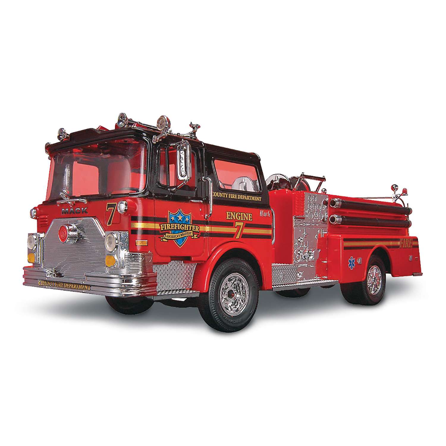 Сборная модель Revell Пожарная машина Max Mack Fire Pumper 11225 - фото 1