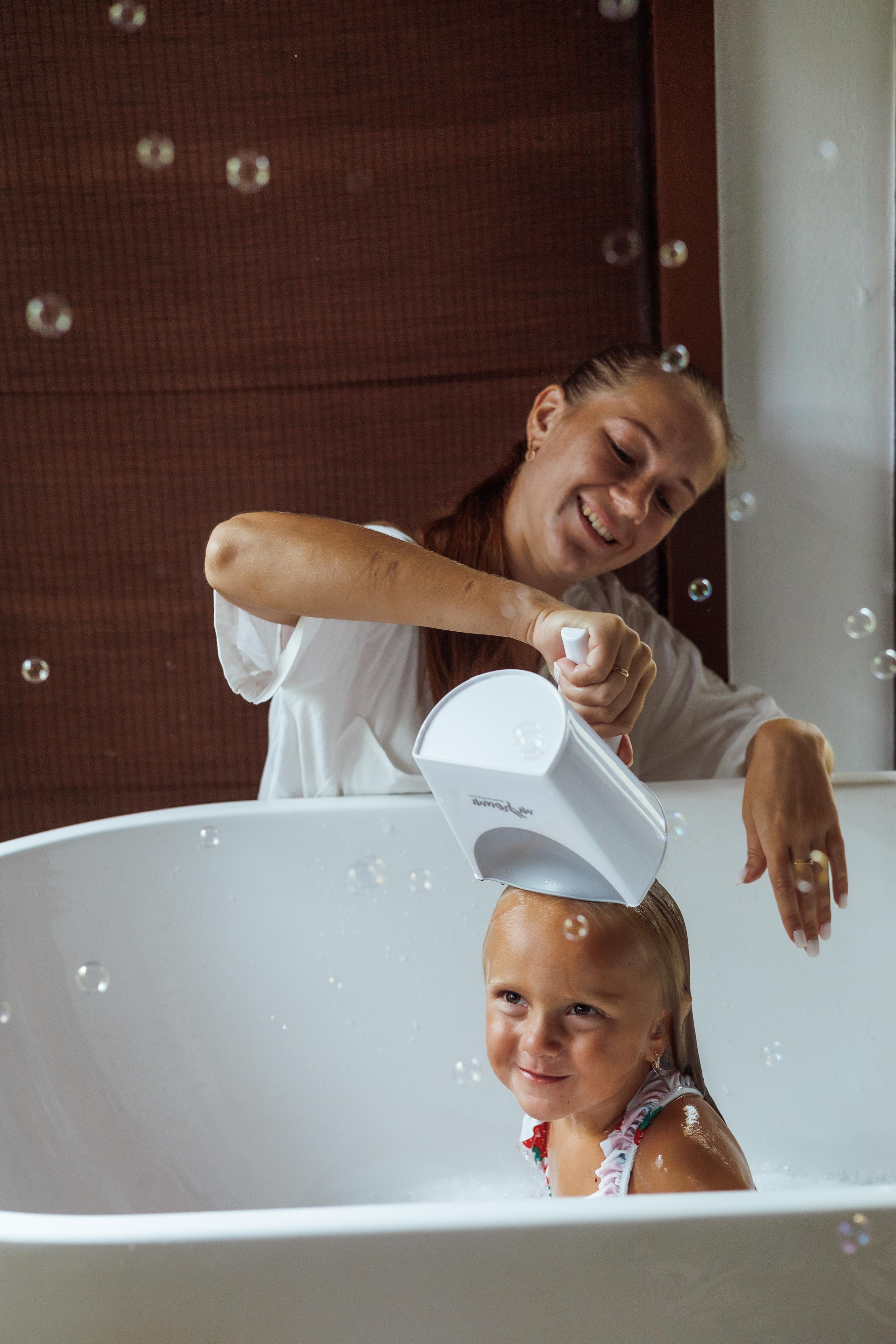 Ковш детский Miyoumi для купания и мытья головы - Mint - фото 17