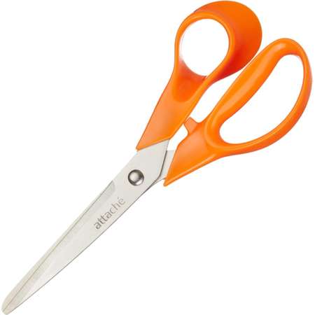 Ножницы Attache Orange 177 мм с пластиковыми эллиптическими ручками 5 шт