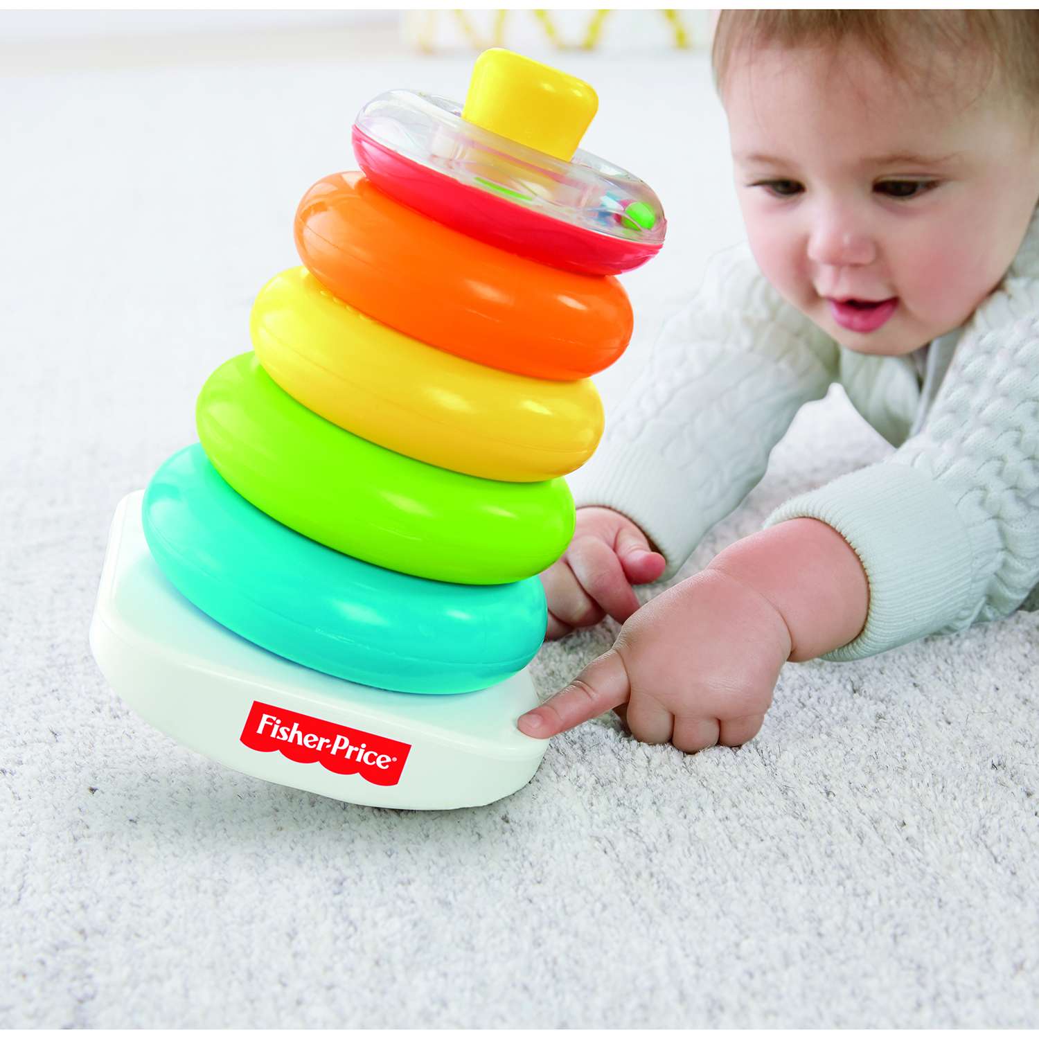 Пирамидка Fisher Price Rock-a-Stack - фото 12