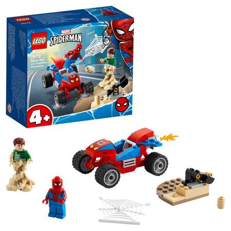 Конструктор LEGO DC Super Heroes Бой Человека-паука с Песочным человеком 76172