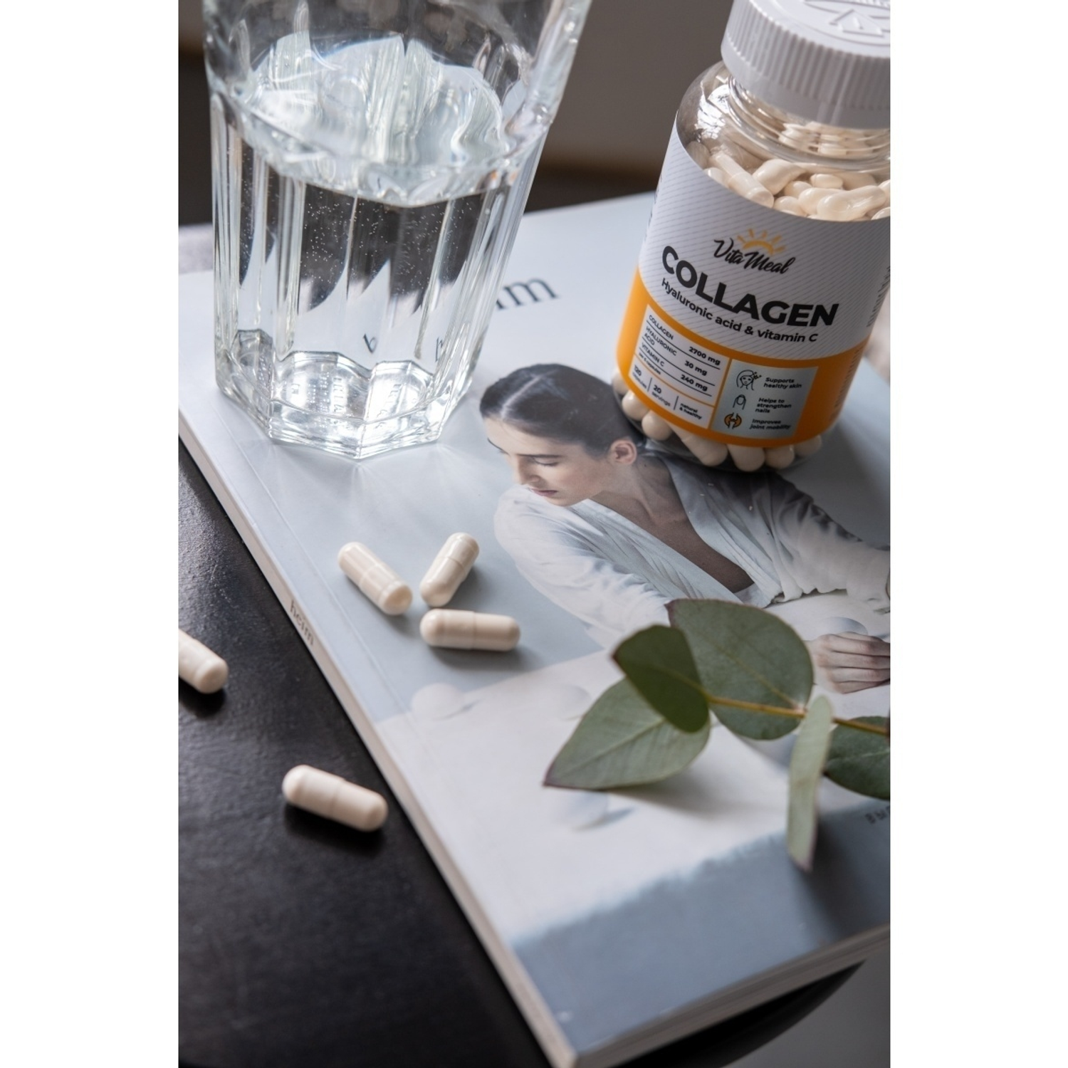 Коллаген VitaMeal + Гиалуроновая кислота + Витамин С 120 капсул - фото 5