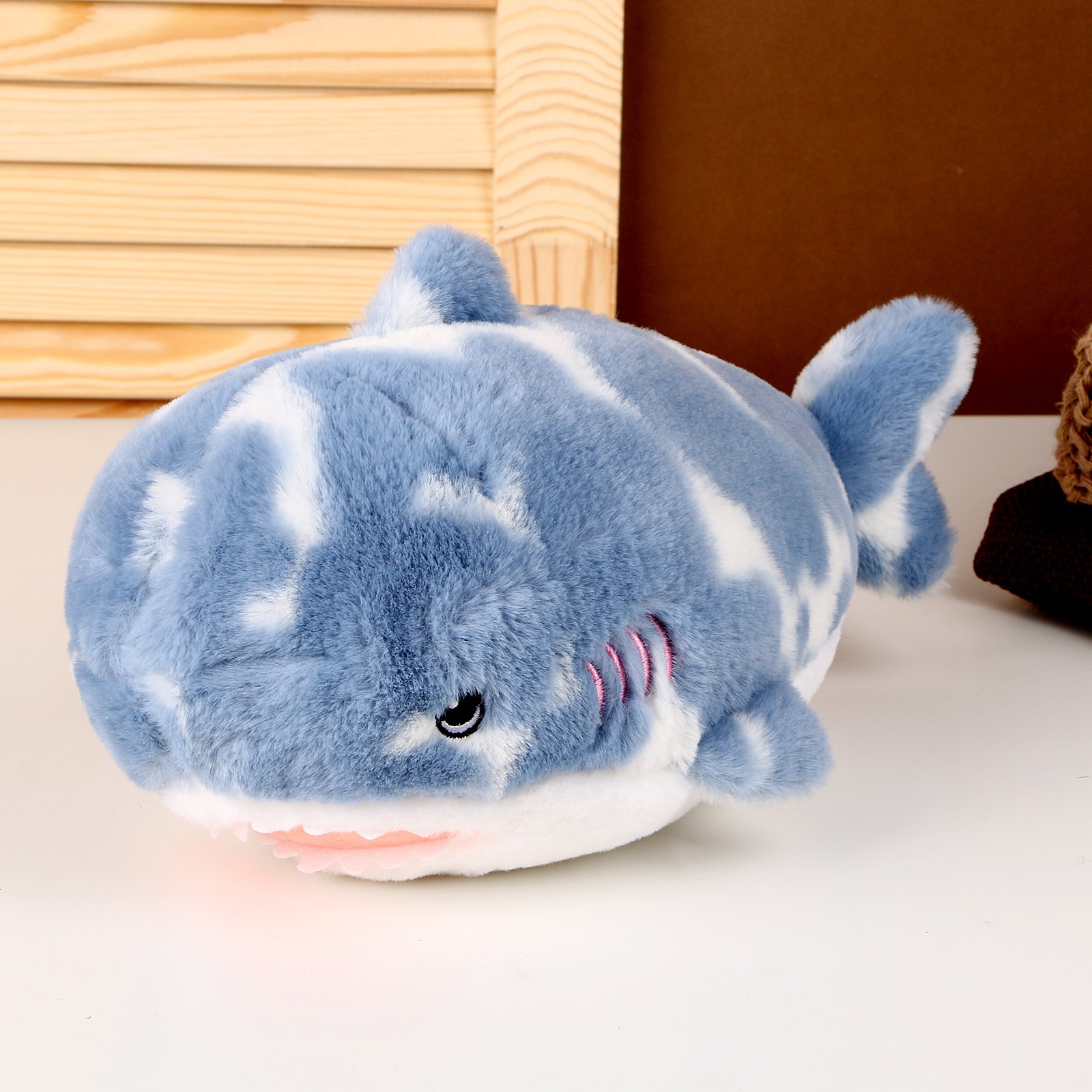Мягкая игрушка Sima-Land игрушка «Акула» 32 см цвет синий - фото 1