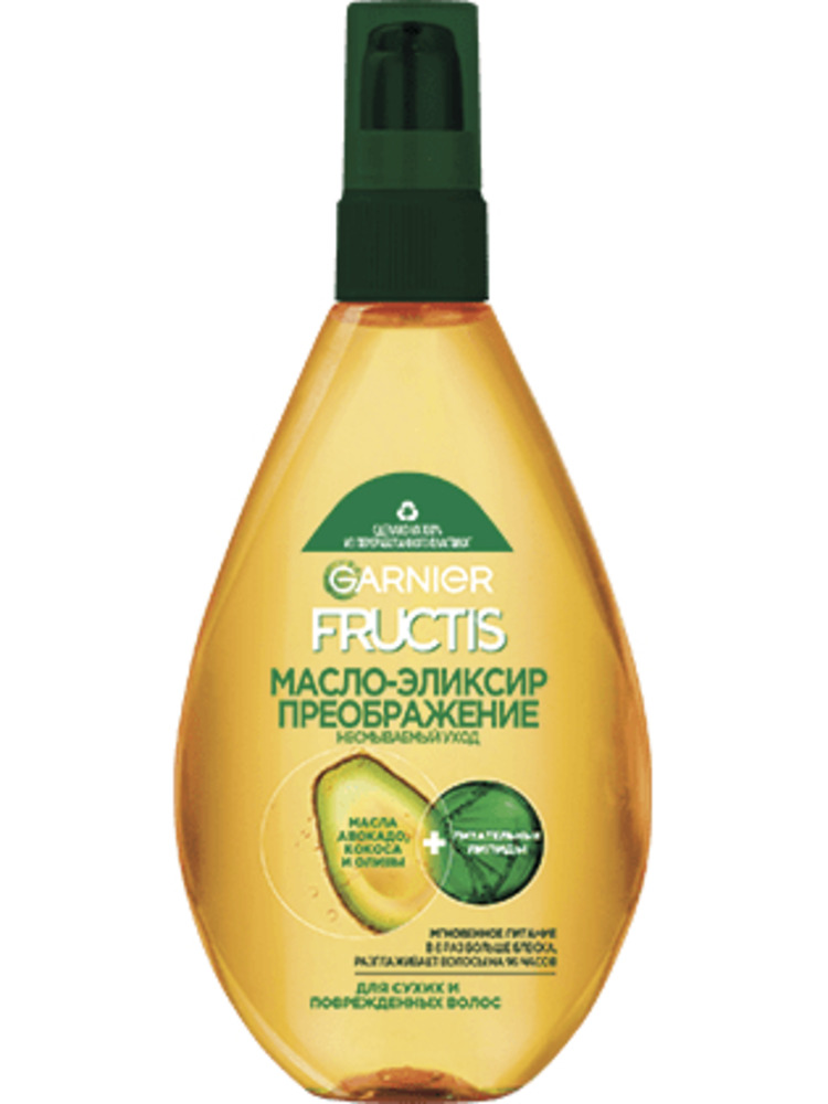 Масло-эликсир GARNIER Fructis Преображение 150 мл - фото 1