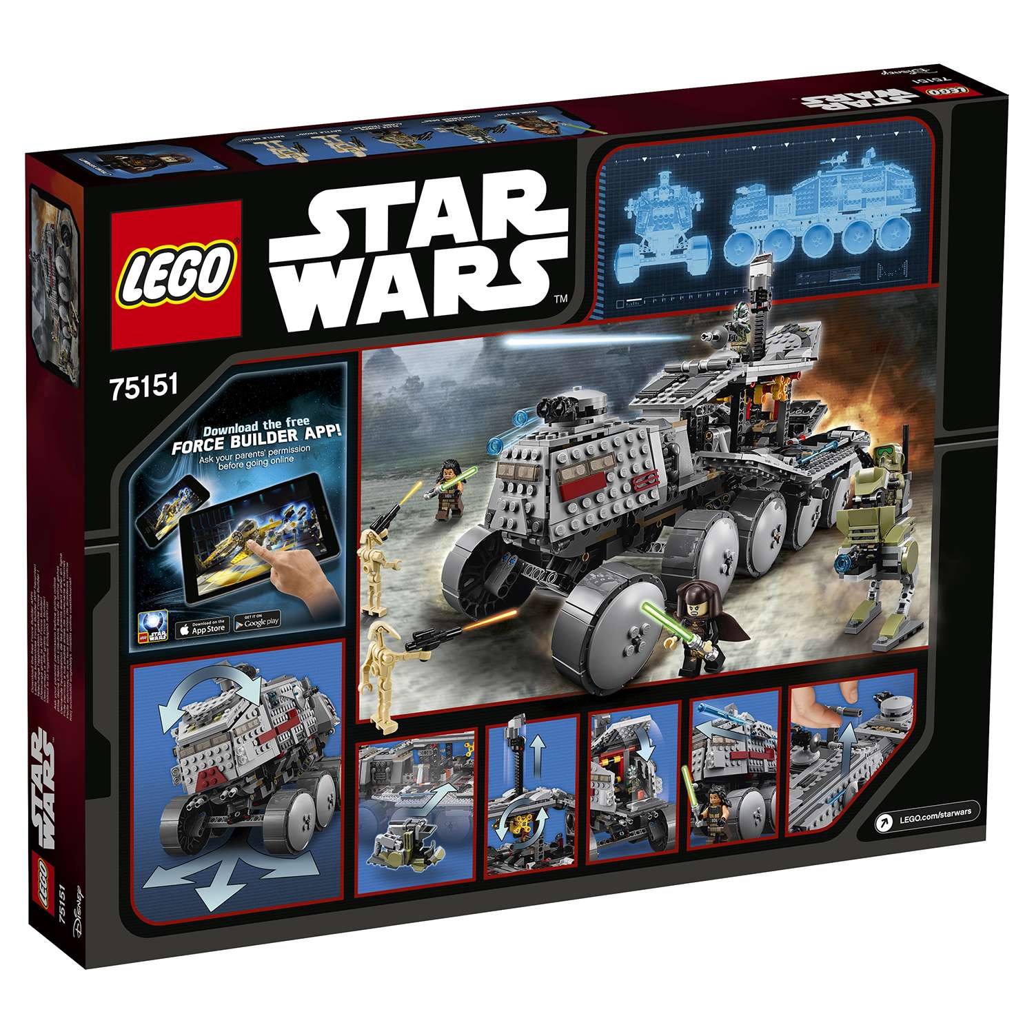 Конструктор LEGO Star Wars TM Турботанк Клонов™ (75151) - фото 3