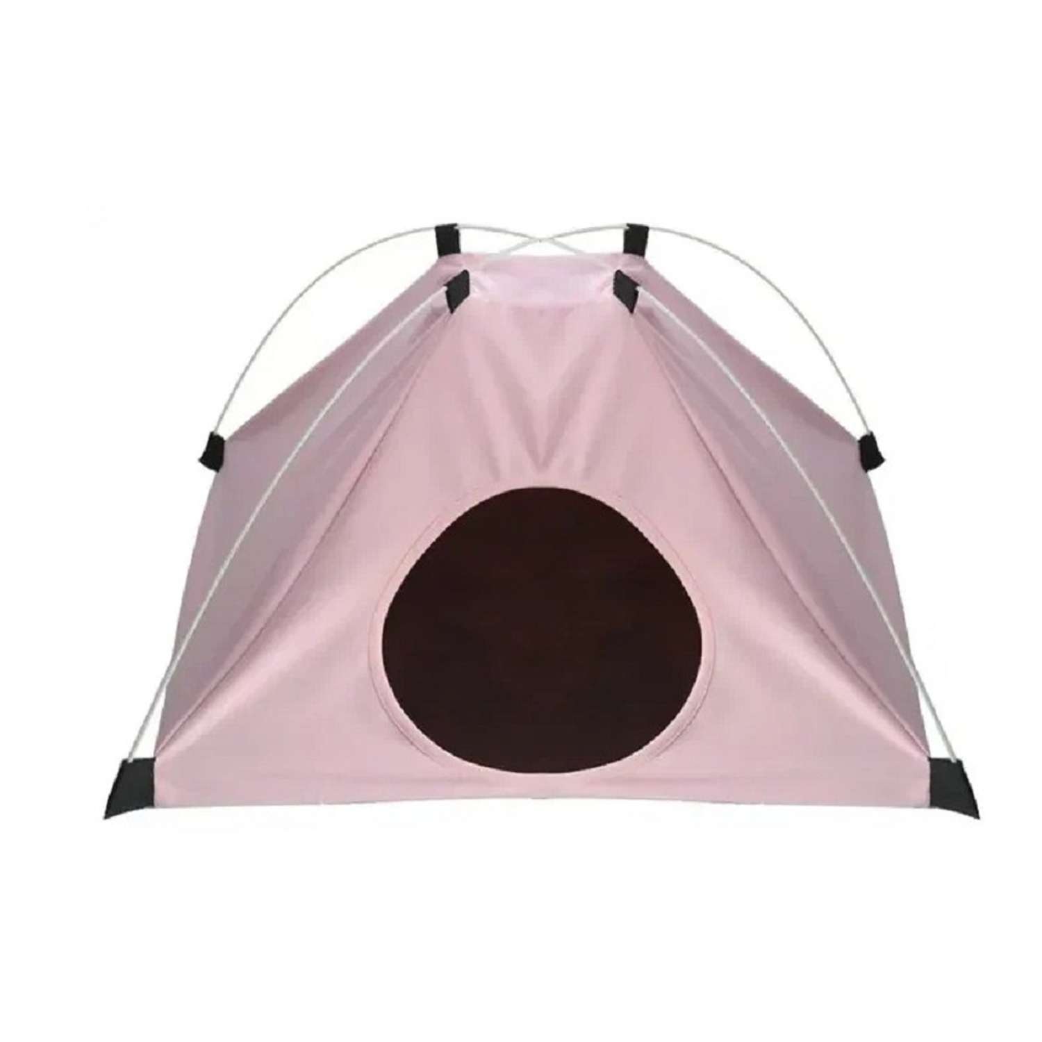 Домик-лежанка для кошек ZDK ZooWell Home палатка розовая - фото 1