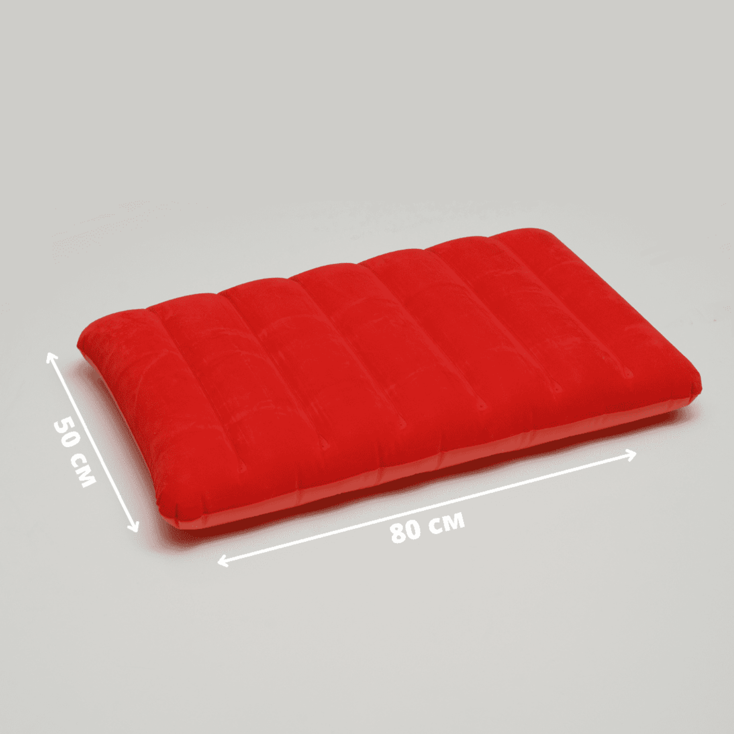 Подушка надувная Sundaze 80х50 см красная - фото 2