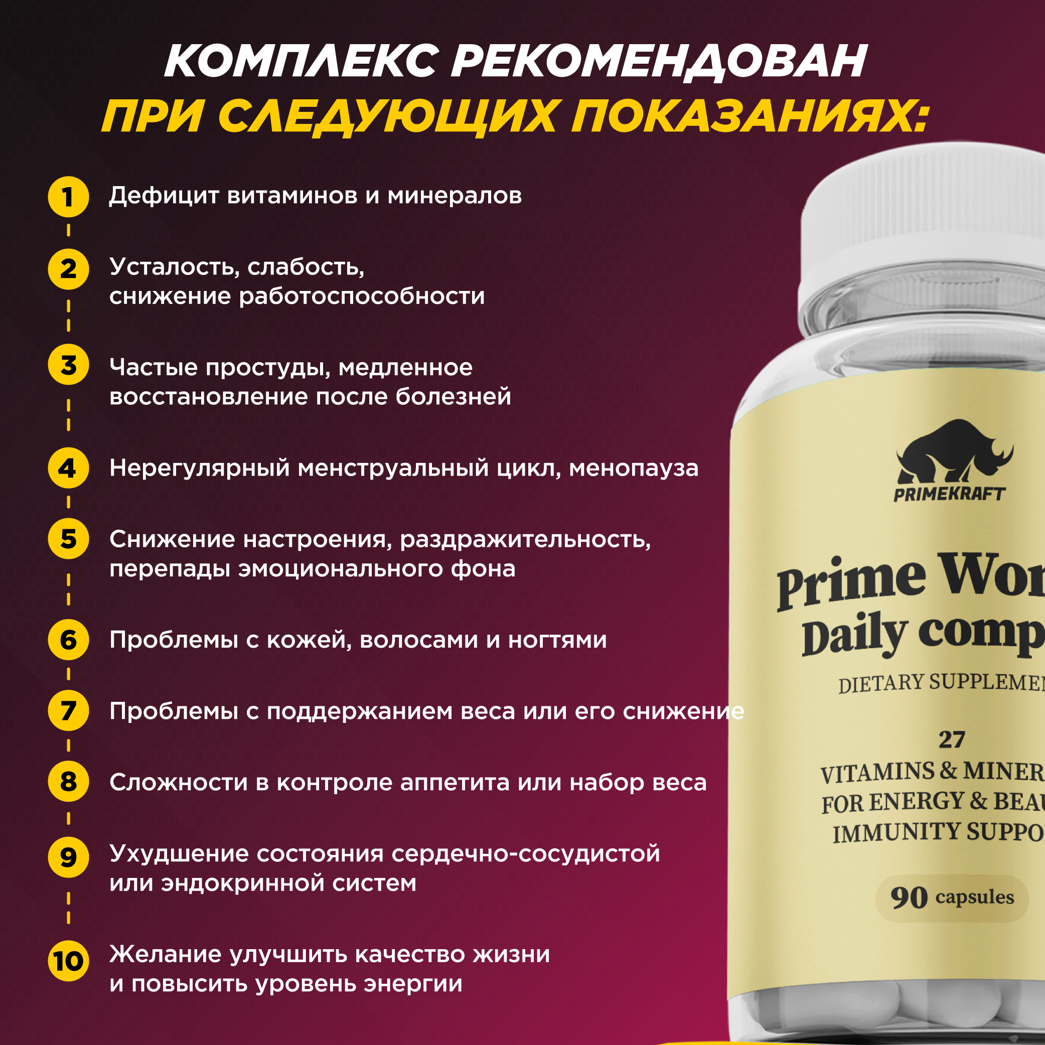 Витамины Prime Kraft 90 капсул - фото 7