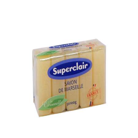 Мыло хозяйственное La Cigale марсельское SUPERCLAIR с цитронеллой 5х100 г