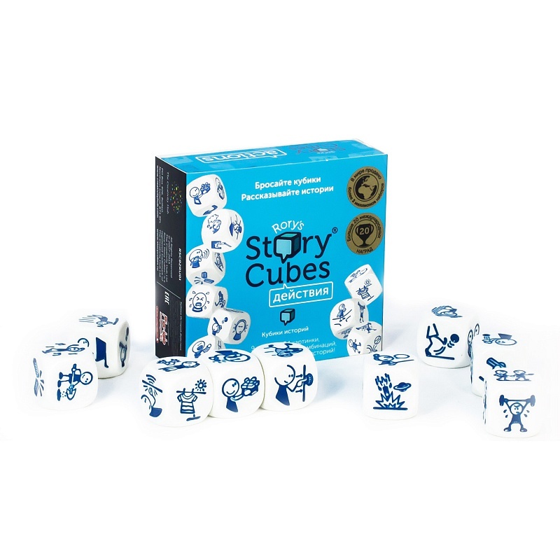 Игра Rory`s Story Cubes Кубики историй Действия 9шт RSC2 - фото 1