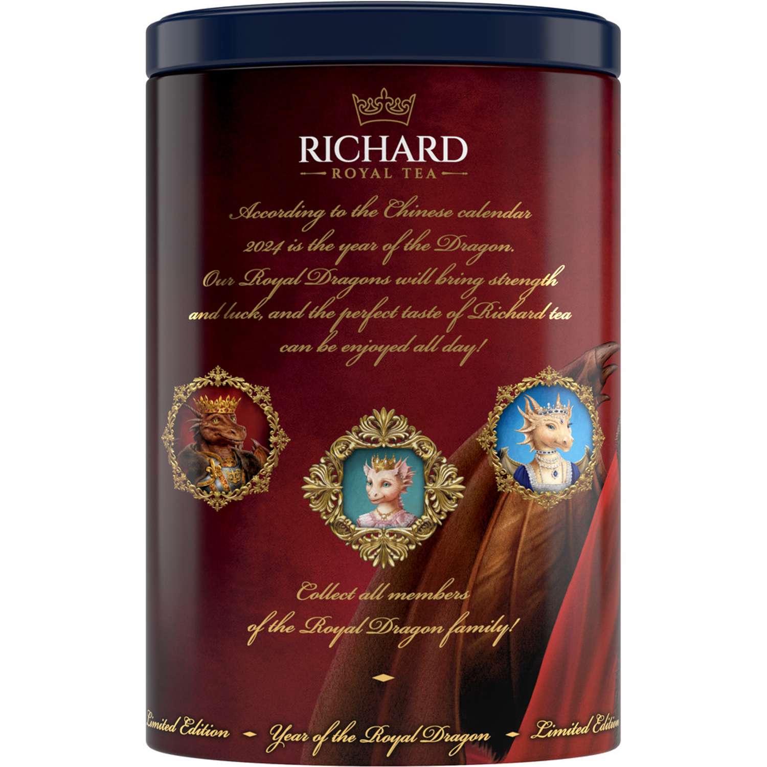 Чай подарочный Richard Year of the Royal Dragon Король чёрн лист круп 80г жесть - фото 6