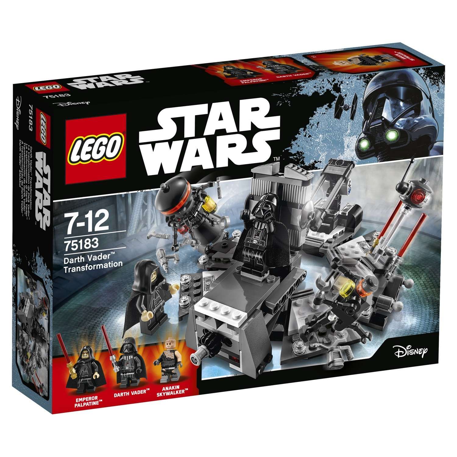 Конструктор LEGO Star Wars Превращение в Дарта Вейдера блочный - фото 2