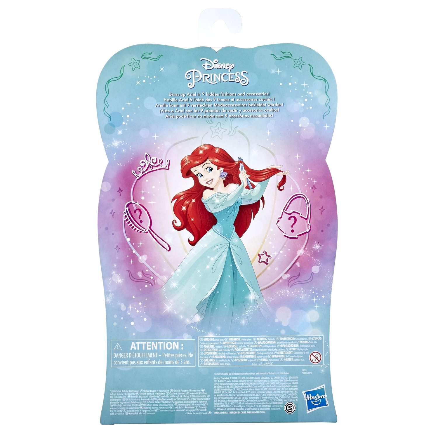 Кукла Disney Princess Hasbro Ариэль в платье с кармашками F02835L0 F01585L0 - фото 3