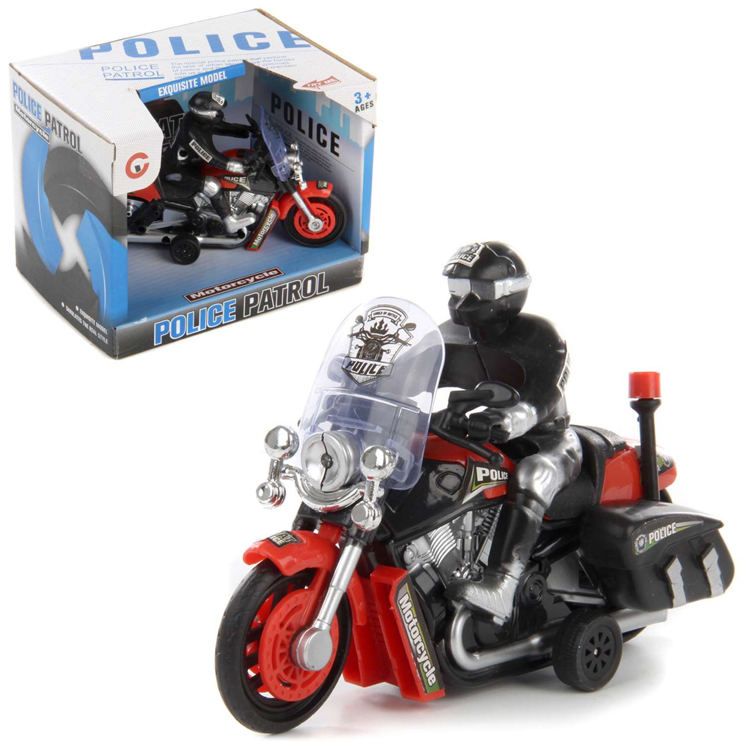 Мотоцикл Veld Co Полицейский на батарейках 121494 - фото 1