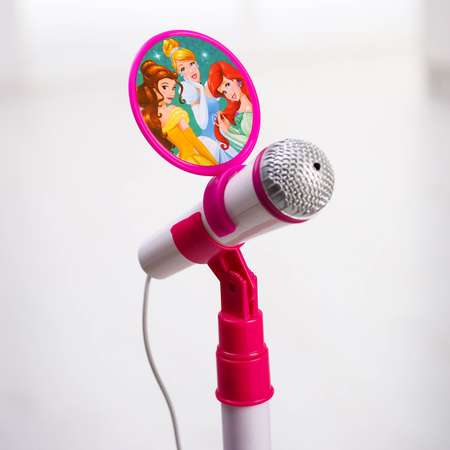Микрофон музыкальный Disney на стойке Принцессы