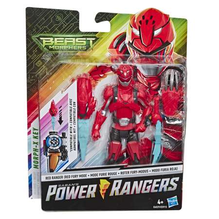 Игрушка Power Rangers Красный Рейнджер с боевым ключом E6029ES0