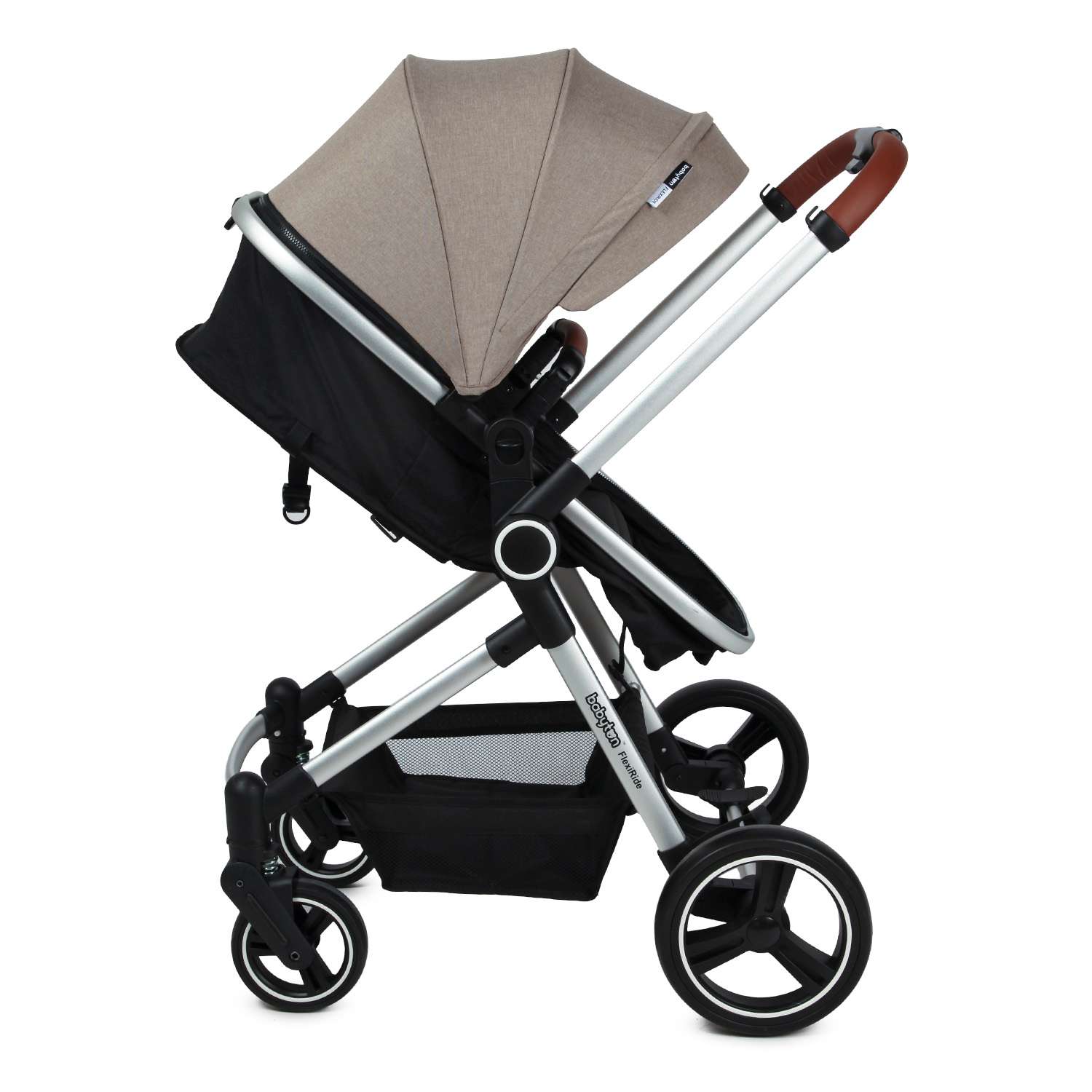 Коляска 3в1 Babyton Flexi Ride Black-Beige - фото 19