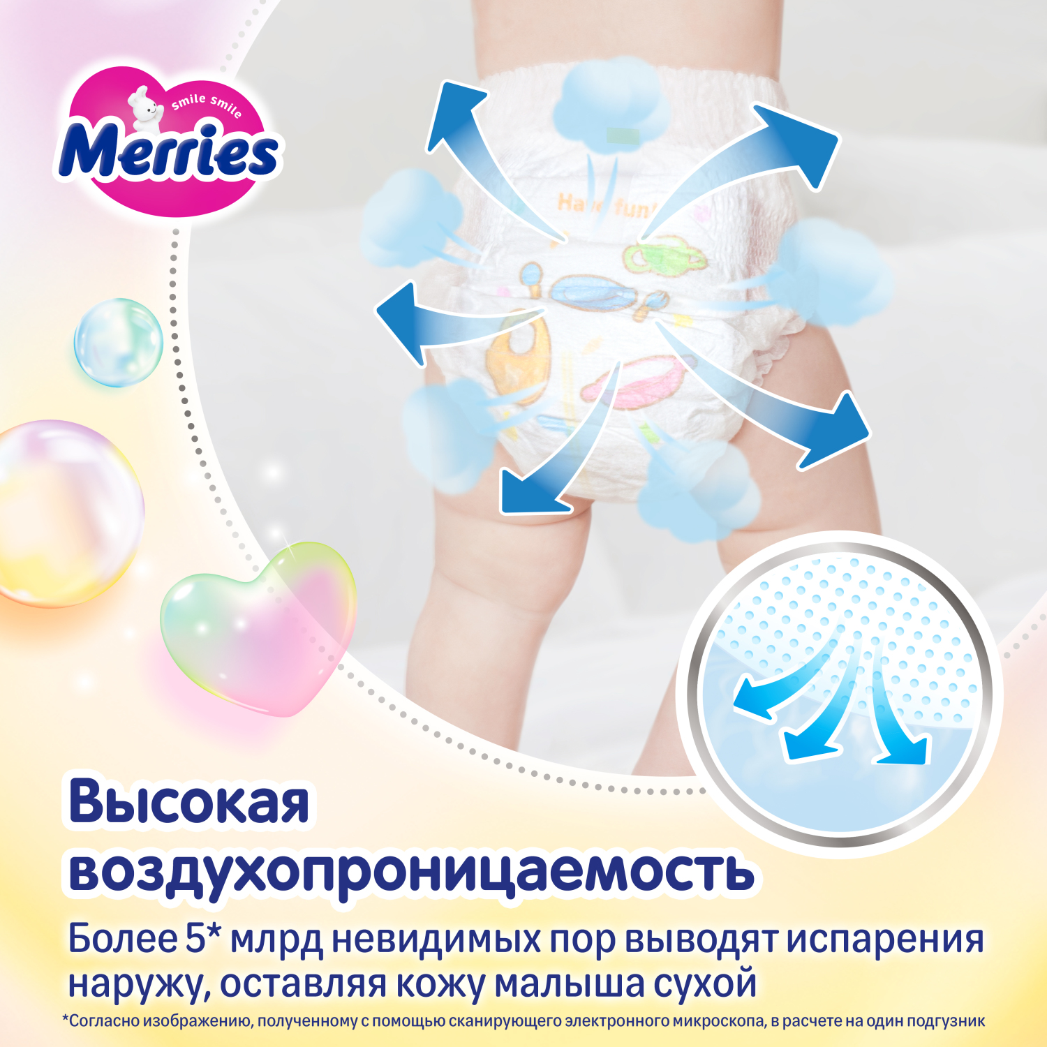 Подгузники-трусики Merries XXL 15-28кг 32шт - фото 5