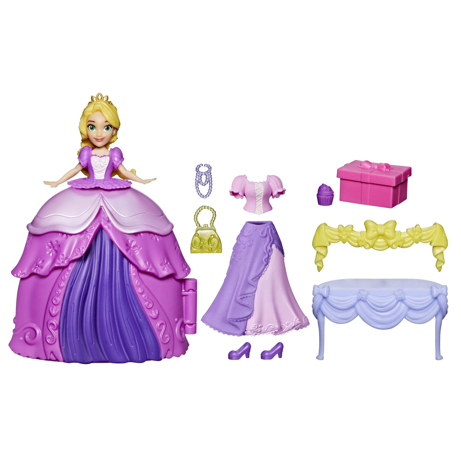 Набор игровой Disney Princess Hasbro Модный сюрприз Рапунцель F34685L1  купить по цене 299 ₽ в интернет-магазине Детский мир